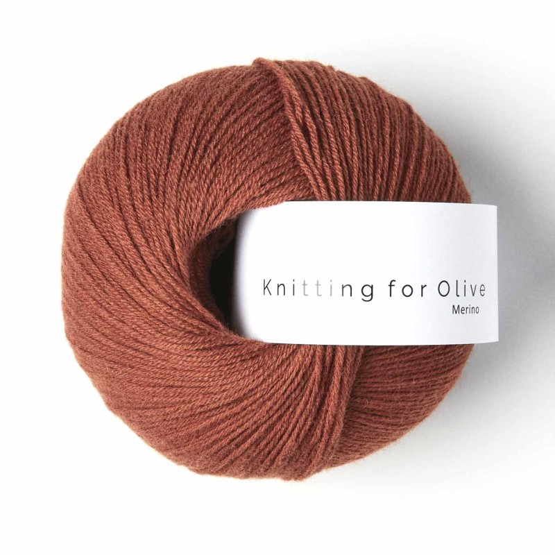 Merino Rust RMS Knitting for Olive